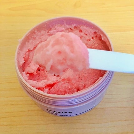 Q+Me スウィート ボム タラソ スクラブ/AGARISM/バスト・ヒップケアを使ったクチコミ(5枚目)