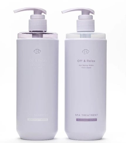OR スパ・シャンプー/ヘアトリートメント シルキーナイトリペア/Off&Relax/市販シャンプーを使ったクチコミ(1枚目)