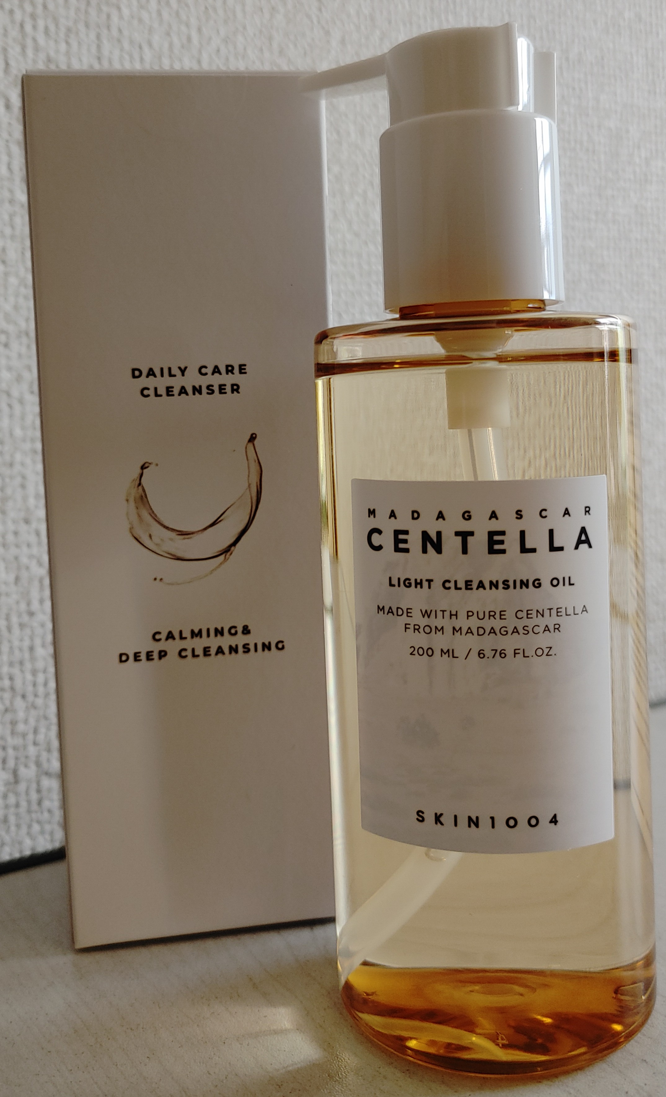 センテラ ライトクレンジングオイル/SKIN1004/オイルクレンジングを使ったクチコミ（1枚目）