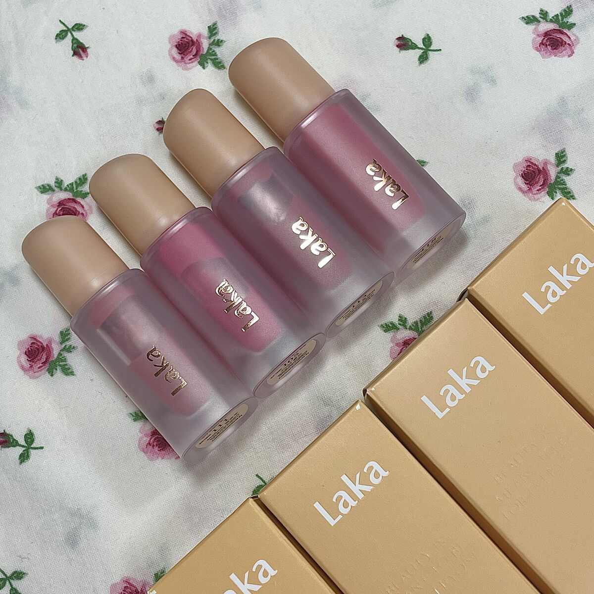 フルーティーグラムティント 105 コールド/Laka/リップティントを使ったクチコミ（1枚目）