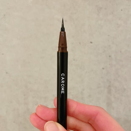 ウォータープルーフ リキッドアイライナー/CAROME./リキッドアイライナーを使ったクチコミ(2枚目)