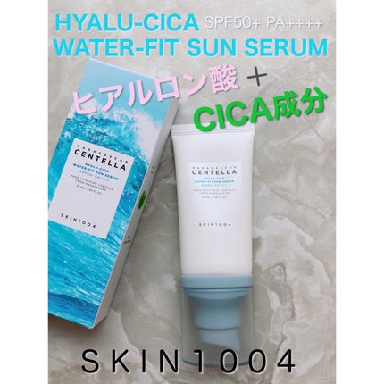 ヒアルーシカ ウォーターフィット サンセラム/SKIN1004/日焼け止めローションを使ったクチコミ(2枚目)
