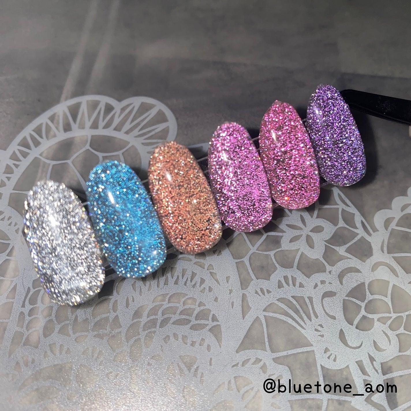 フラッシュパウダー/WSPT JAPAN/ネイル用品を使ったクチコミ(6枚目)