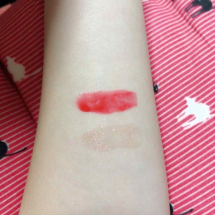 ディアダーリン ウォータージェルティント (アイスティント)/ETUDE/口紅を使ったクチコミ(4枚目)