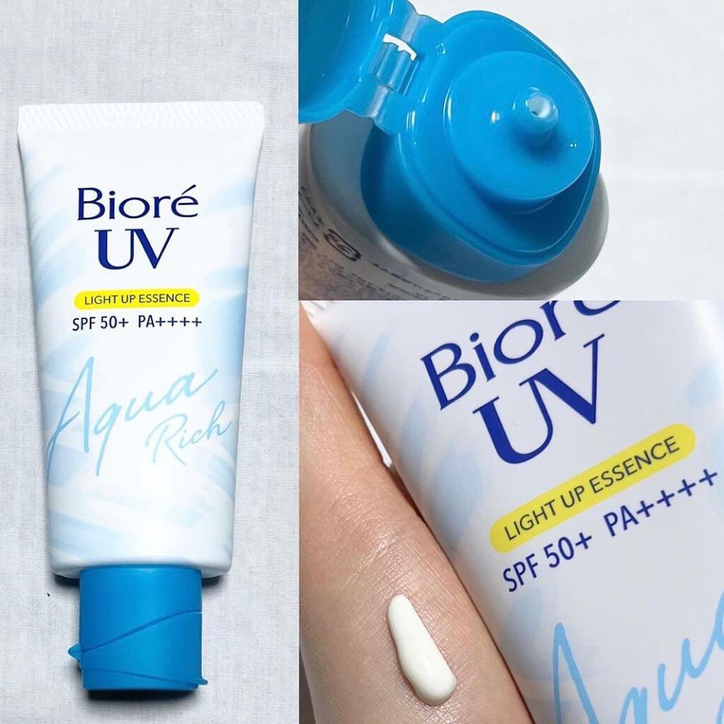 ビオレUV アクアリッチ ライトアップエッセンス/ビオレ/日焼け止めクリームを使ったクチコミ（2枚目）