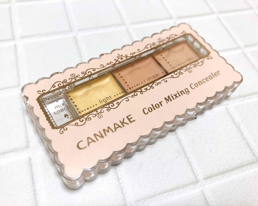 カラーミキシングコンシーラー/キャンメイク/パレットコンシーラーを使ったクチコミ(3枚目)