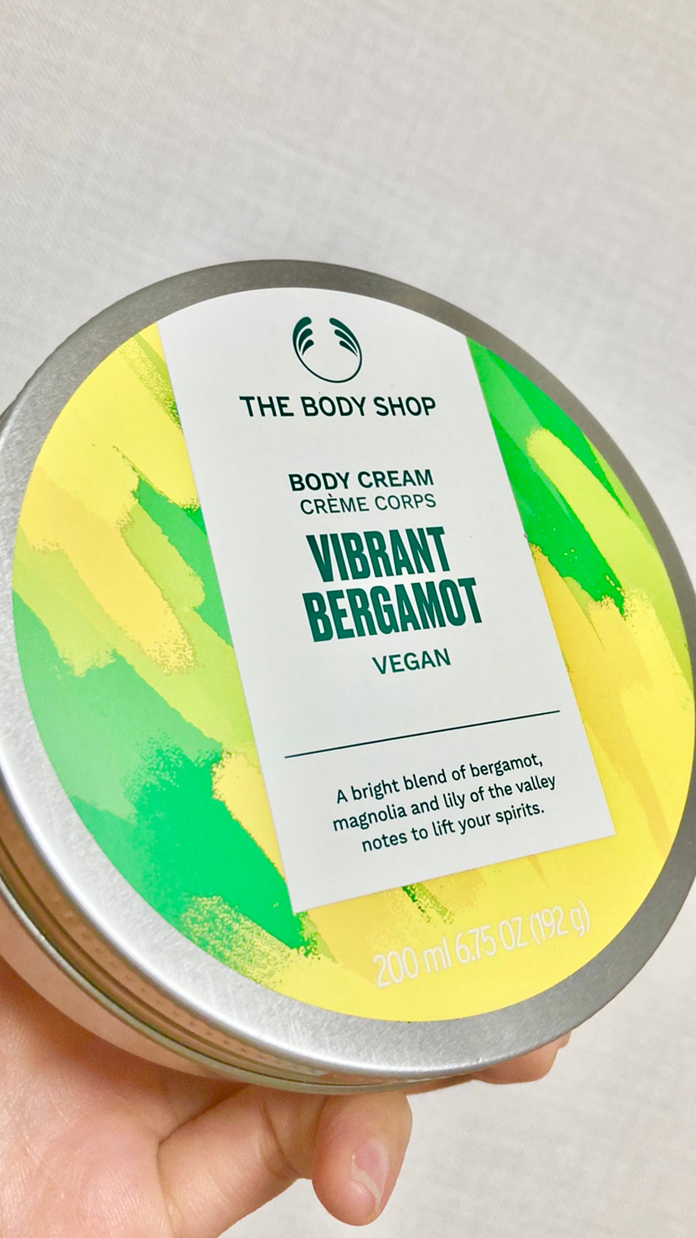 ヴァイブラント ベルガモット ボディクリーム/THE BODY SHOP/ボディクリームを使ったクチコミ(1枚目)