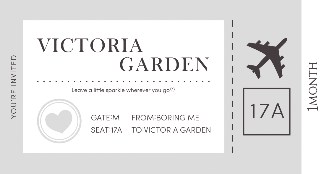 VICTORIA GARDEN 1month ノワールグレー