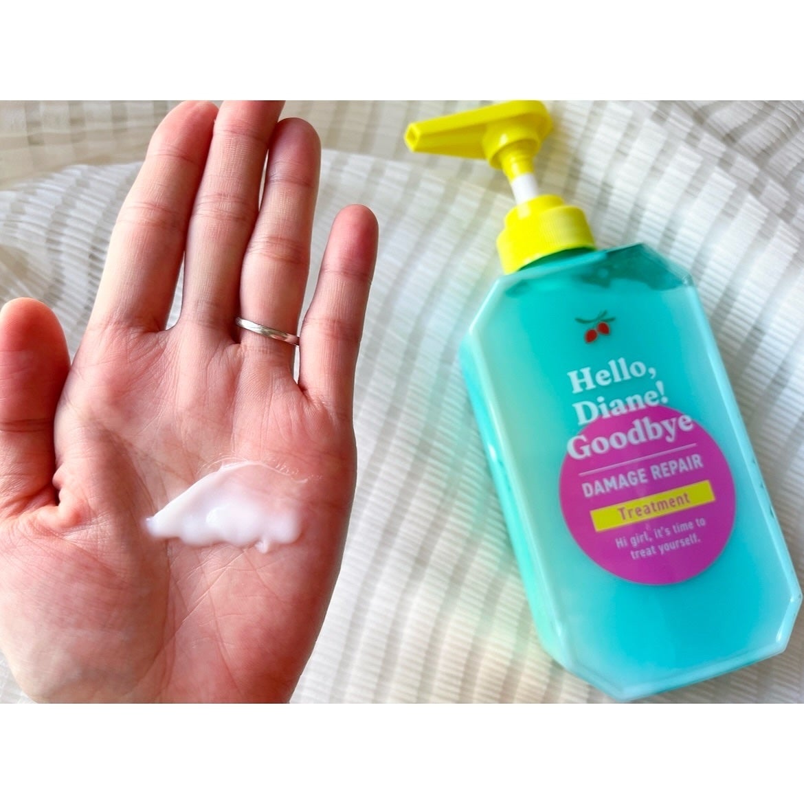ハローダイアン グッバイ ダメージリペア シャンプー/トリートメント/ダイアン/市販シャンプーを使ったクチコミ(3枚目)