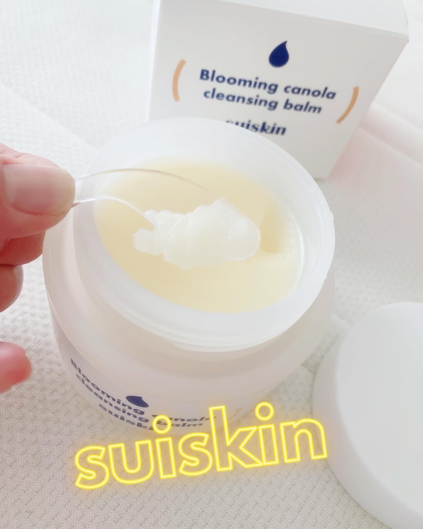 Blooming canola cleansing balm/suiskin/クレンジングバームを使ったクチコミ（2枚目）