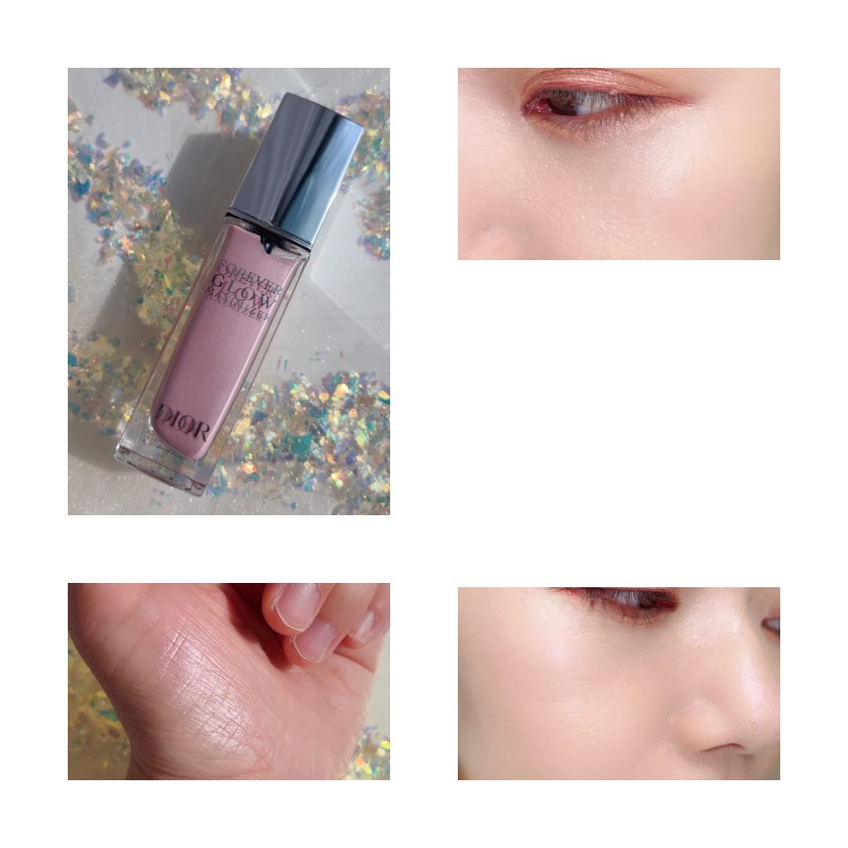 ディオールスキン フォーエヴァー グロウ マキシマイザー 015 ピーチー/Dior/ハイライトを使ったクチコミ（2枚目）