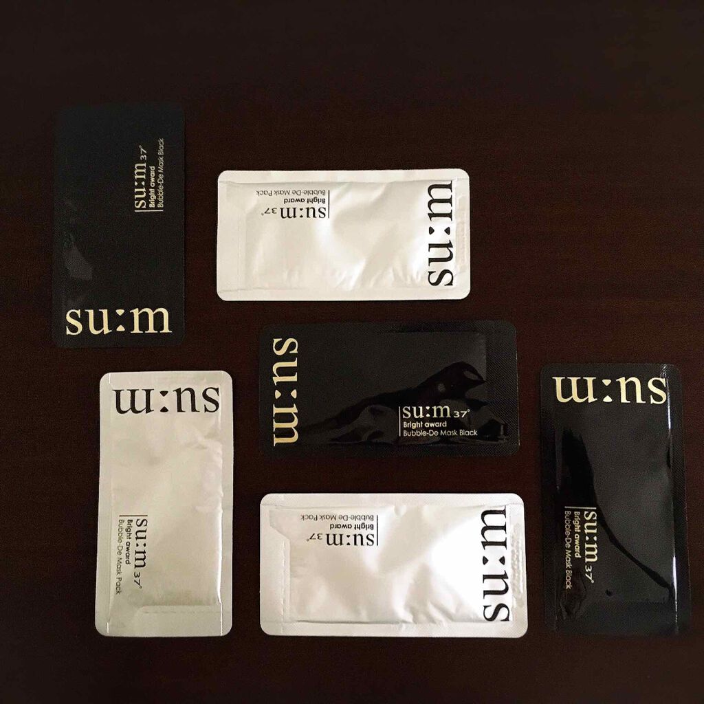 ブライトアワードバブルディマスク/su:m37°/洗い流すパック・マスクを使ったクチコミ(1枚目)