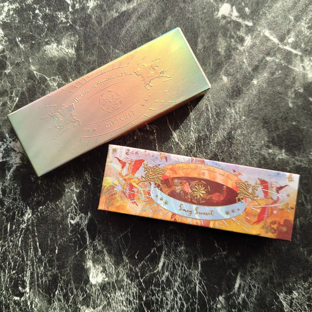 山海シリーズ 4色アイシャドウパレット 06 蝴蝶鹿 sika deer/GirlCult/アイシャドウパレットを使ったクチコミ（2枚目）