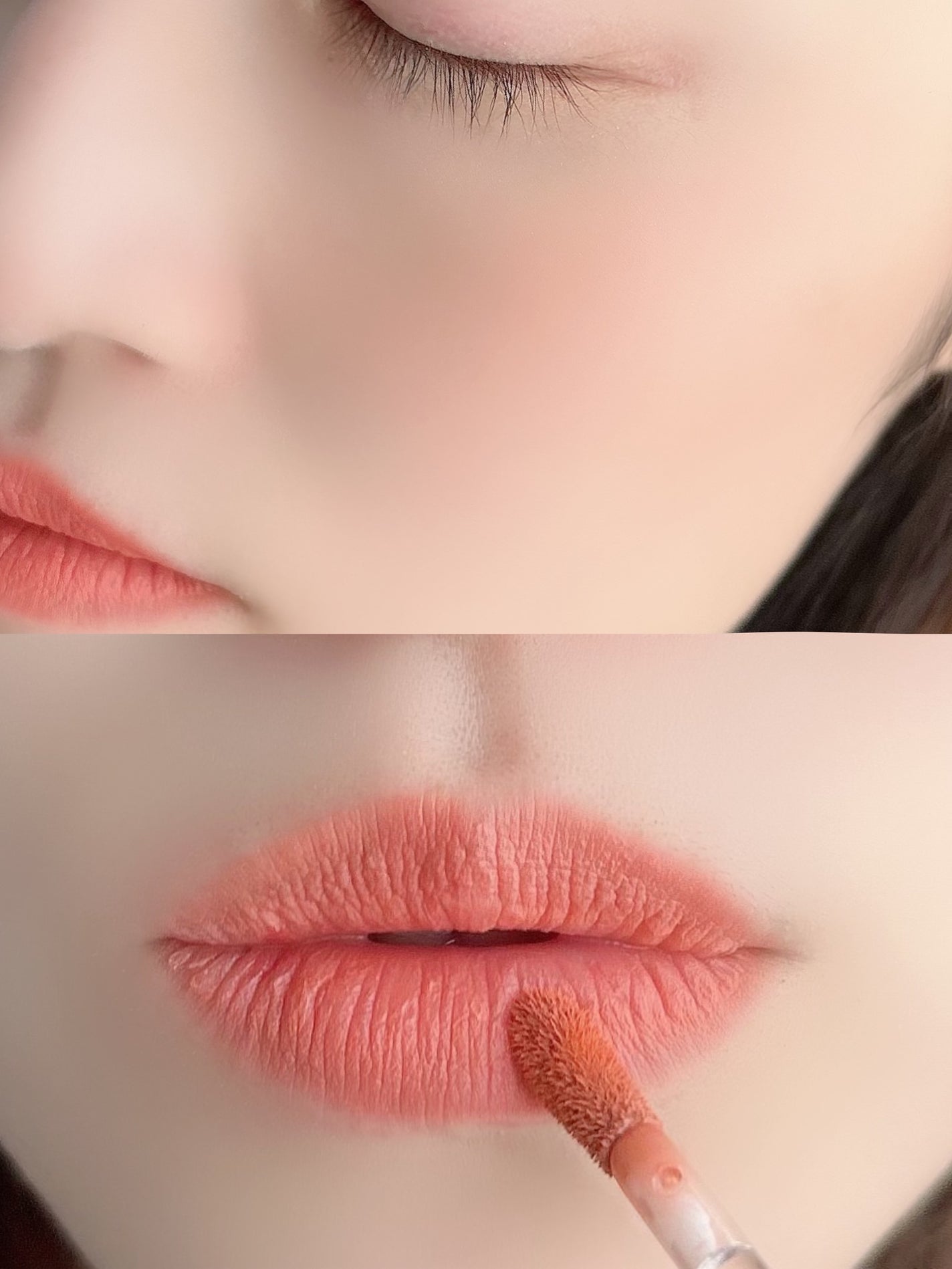 リップアンドチーク ヌードマットティント/CathyDoll/リップティントを使ったクチコミ(4枚目)