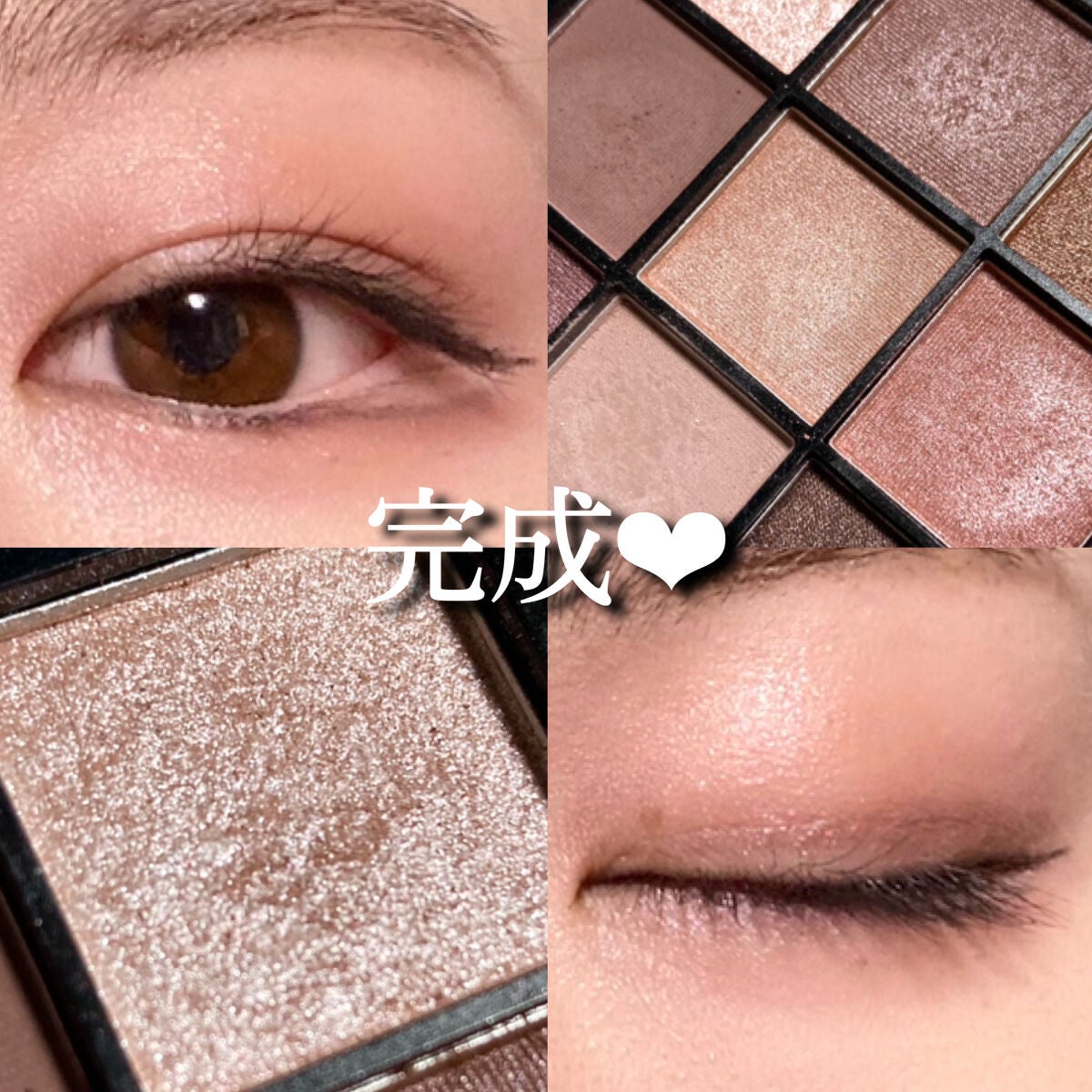 UR GLAM BLOOMING EYE COLOR PALETTE/U R GLAM/アイシャドウパレットを使ったクチコミ(5枚目)