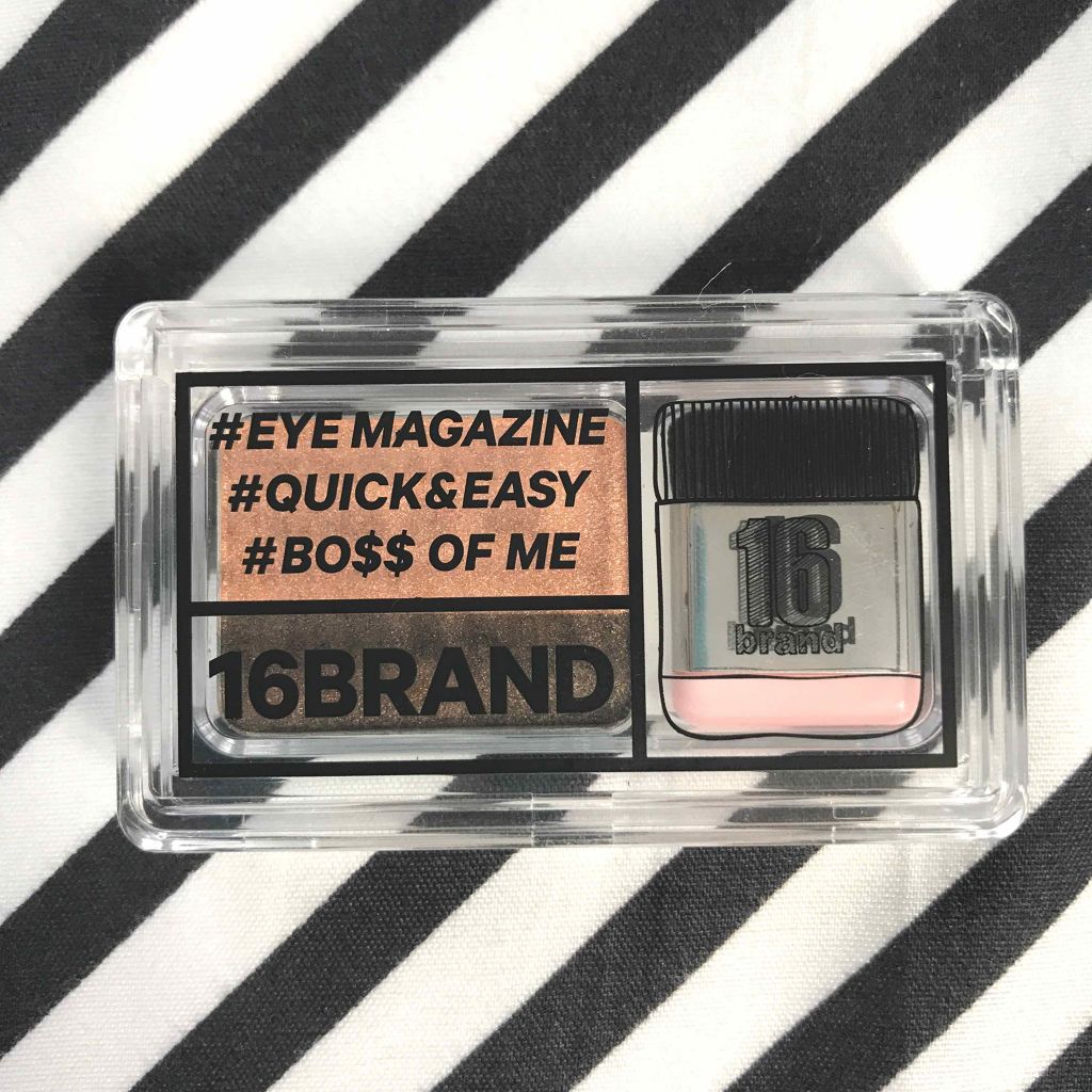 16 EYE MAGAZINE/16BRAND/アイシャドウパレットを使ったクチコミ(1枚目)
