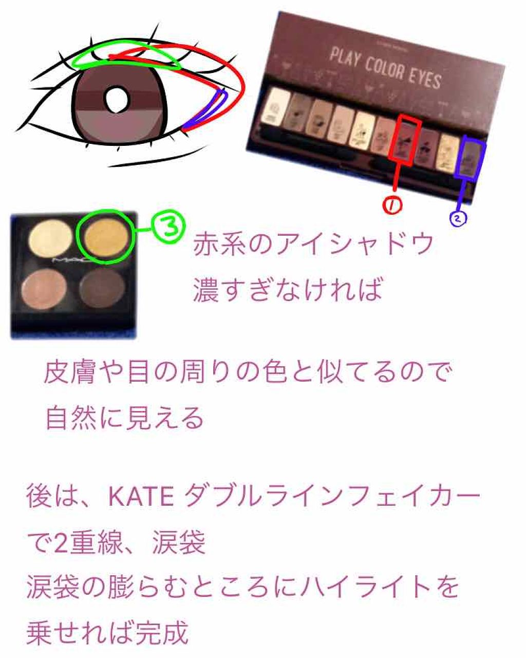 スモール アイシャドウ×4/M・A・C/アイシャドウパレットを使ったクチコミ(4枚目)