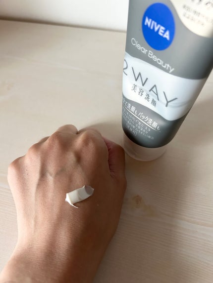 ニベア2WAY美容洗顔/ニベア/洗顔フォームを使ったクチコミ(2枚目)
