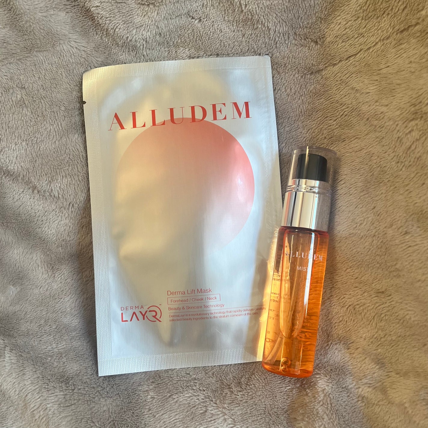 Derma Lift Mask/ALLUDEM/スキンケアキットを使ったクチコミ(2枚目)