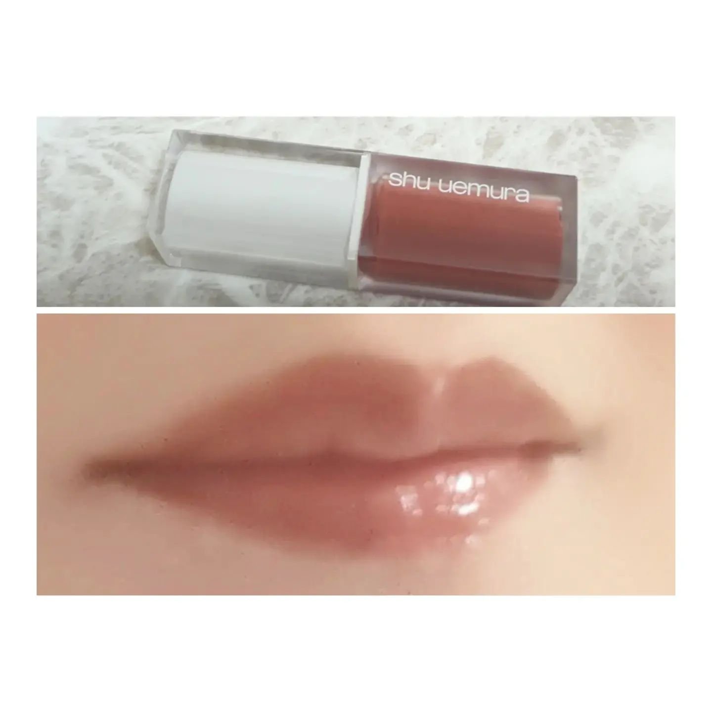 キヌケアグローアップ/shu uemura/口紅を使ったクチコミ（3枚目）