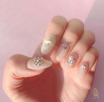 Miliea High Jewelry ストーンネイルシール/ビー・エヌ/ネイルシールを使ったクチコミ(3枚目)