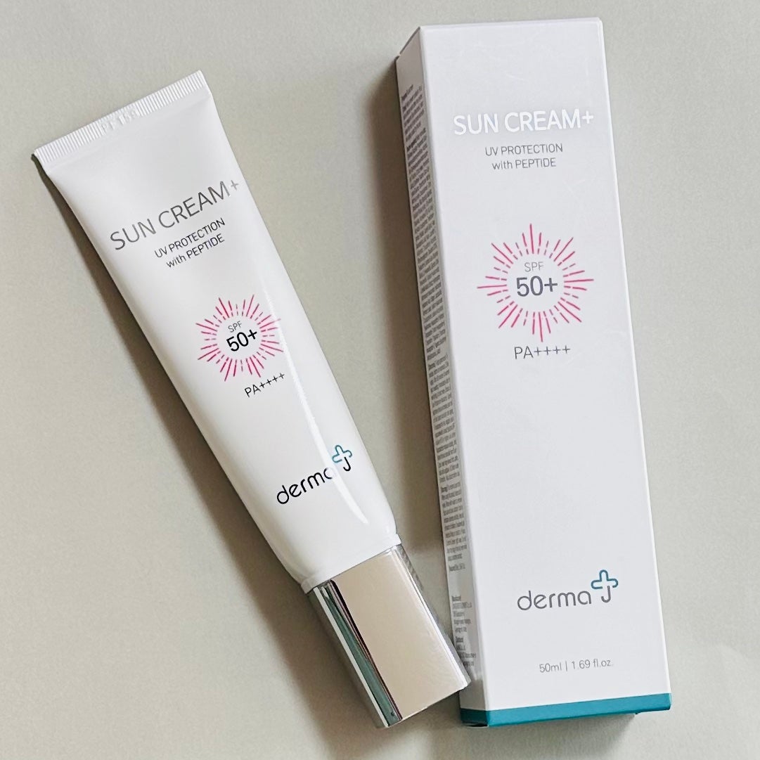 サンクリーム+/ DermaJ/日焼け止めクリームを使ったクチコミ(5枚目)