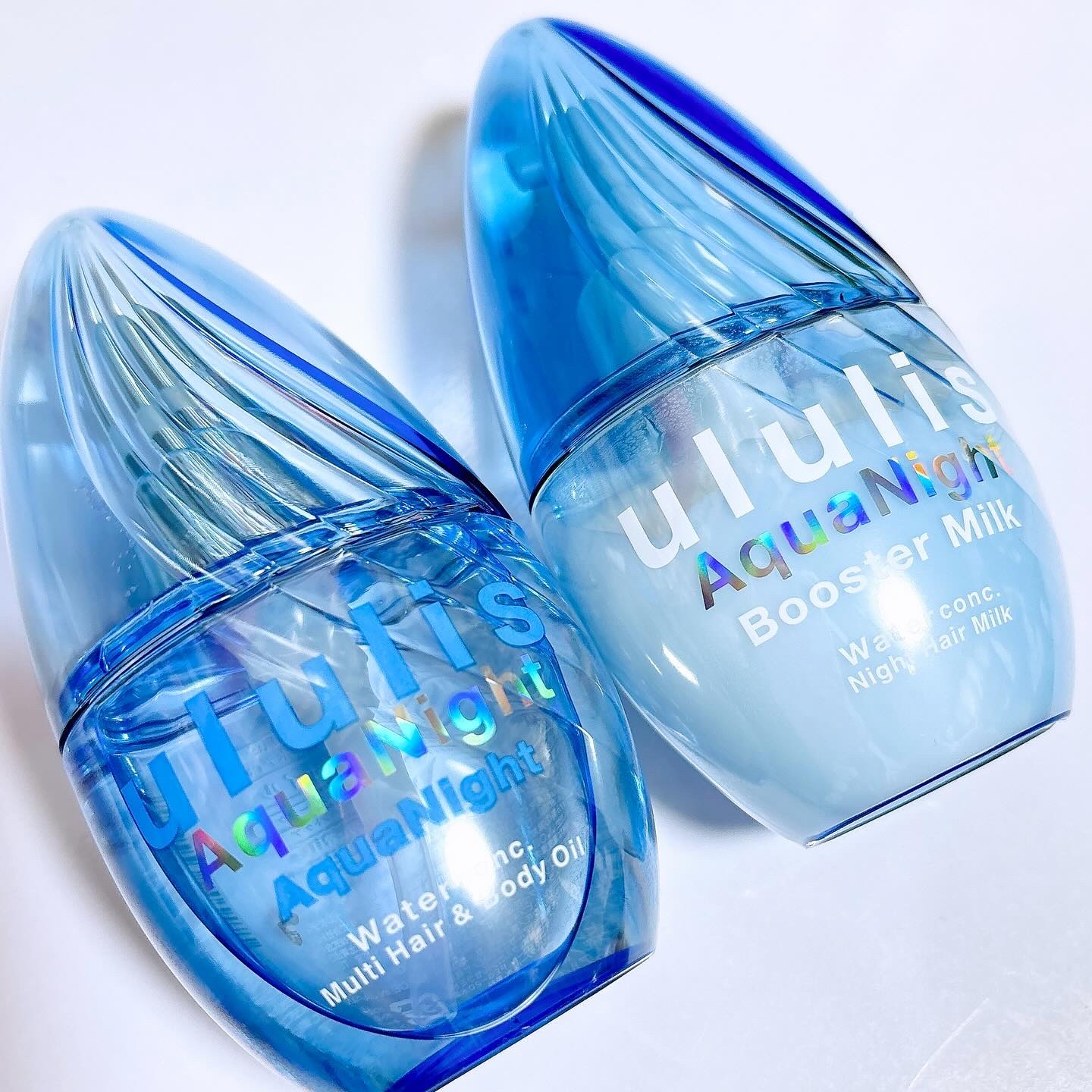 ウルリス アクアナイト ウォーターコンク ブースター ヘアミルク/ululis/ヘアミルクを使ったクチコミ（2枚目）