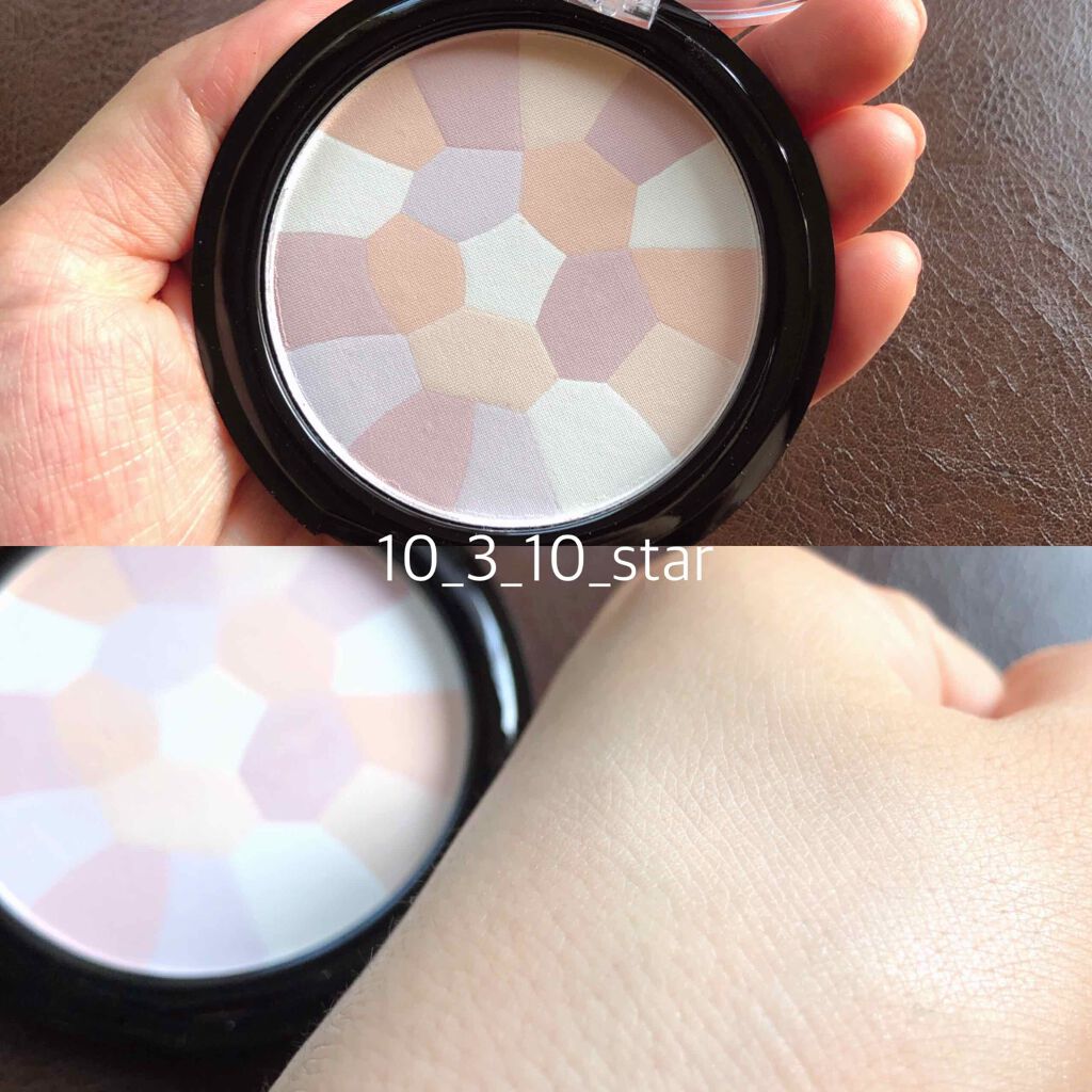 UR GLAM MARBLE FACE POWDER/U R GLAM/プレストパウダーを使ったクチコミ(2枚目)