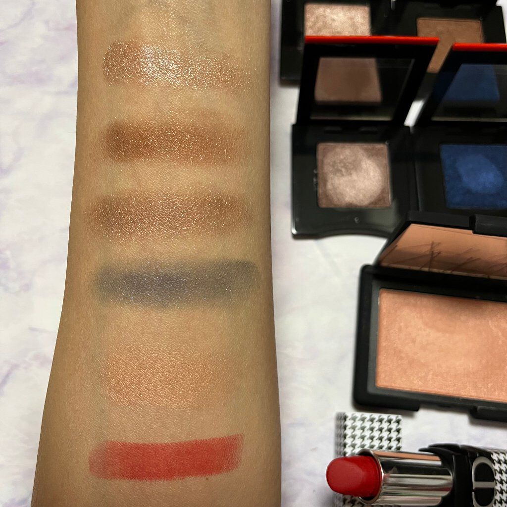 ポップ パウダージェル アイシャドウ 05 Zoku-Zoku Brown/SHISEIDO/単色アイシャドウを使ったクチコミ（2枚目）