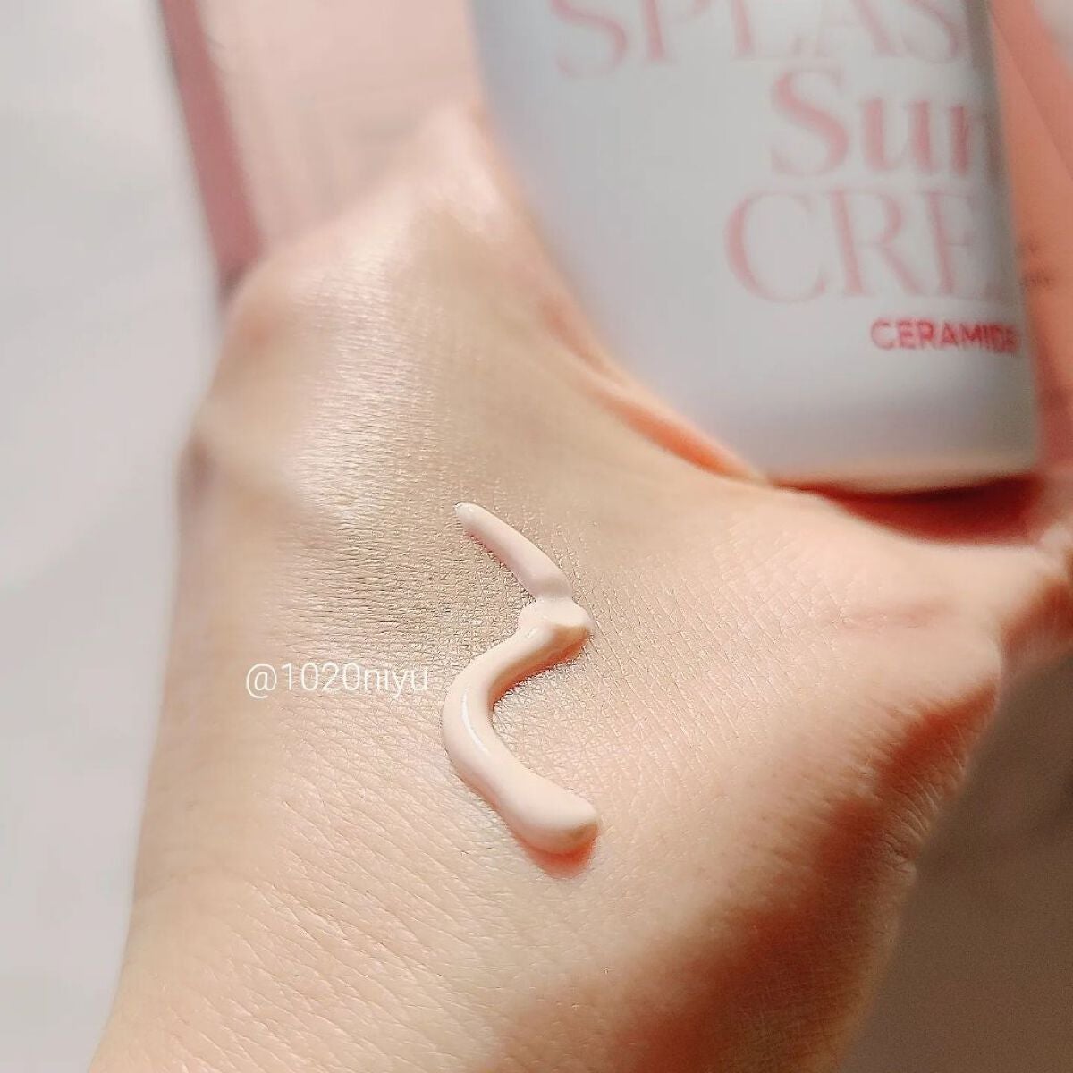 ウォータースプラッシュサンクリーム セラミド/espoir/日焼け止めクリームを使ったクチコミ(3枚目)