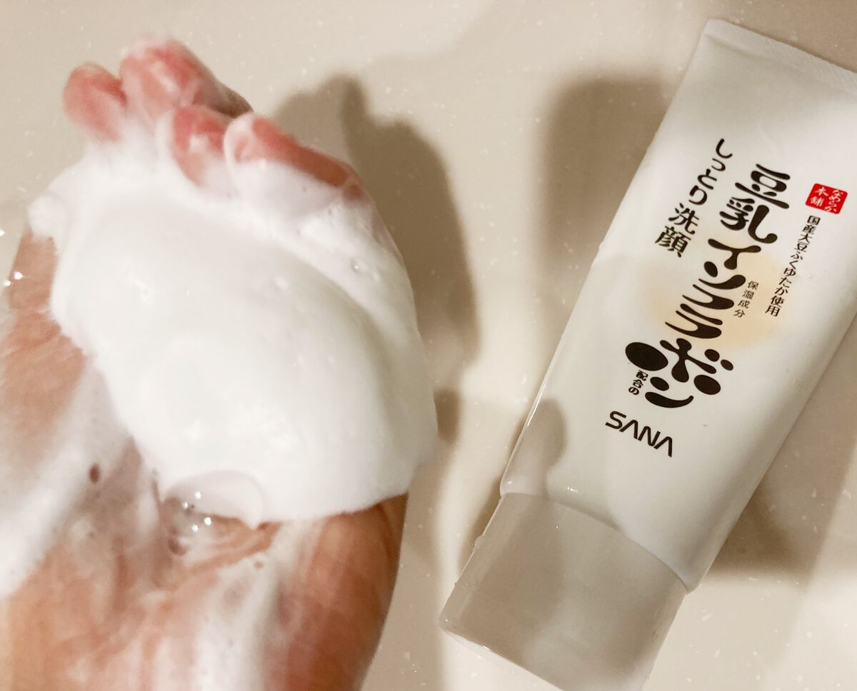 しっとりクレンジング洗顔 NC/なめらか本舗/洗顔フォームを使ったクチコミ(4枚目)