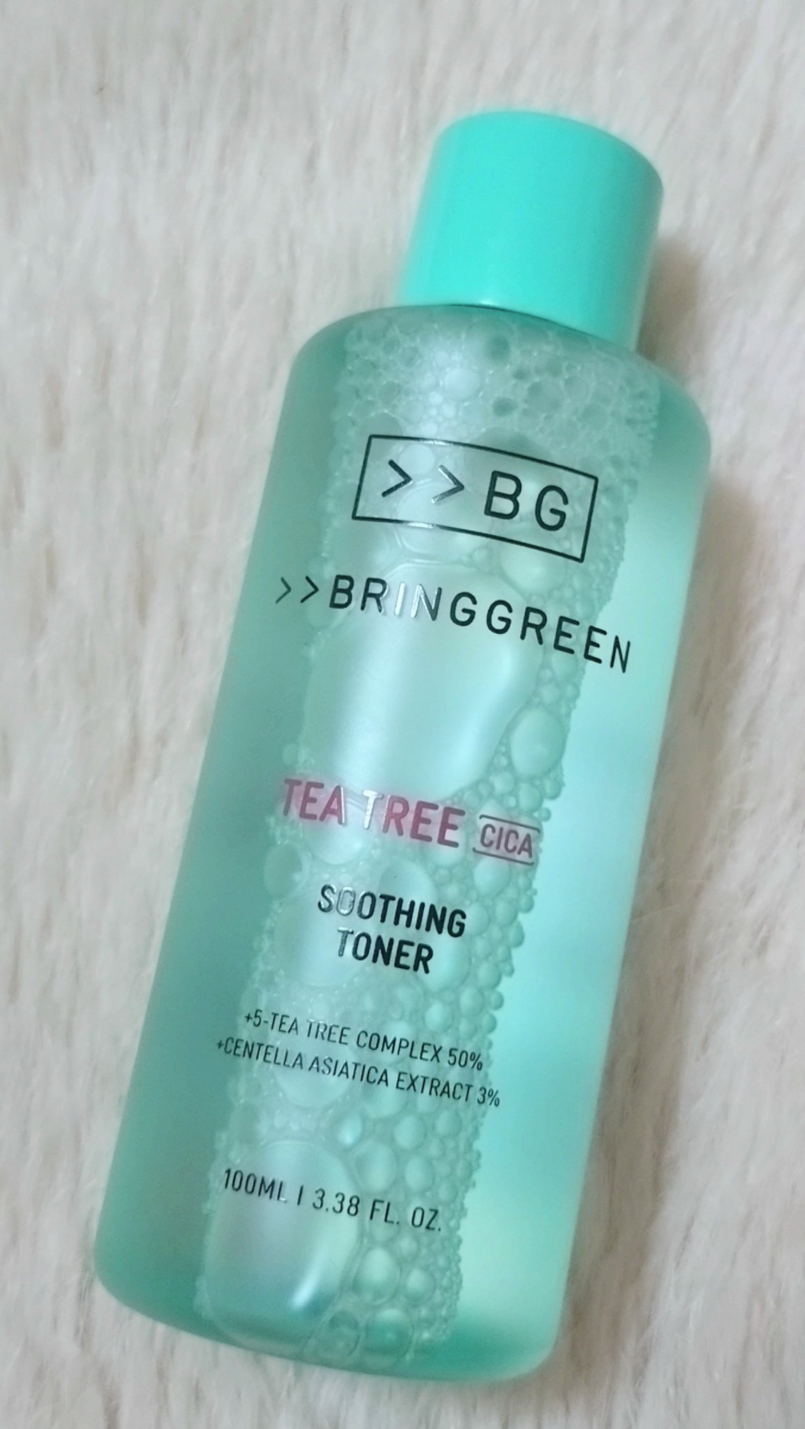 ティーツリーシカスージングトナー/BRING GREEN/化粧水を使ったクチコミ（3枚目）