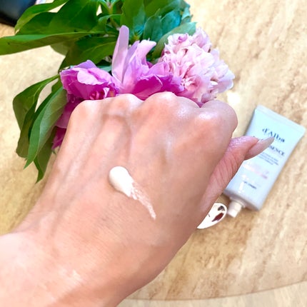 ダルバ ウォータフル トーンアップ サンクリーム(パープル)/ダルバ/日焼け止めクリームを使ったクチコミ(2枚目)