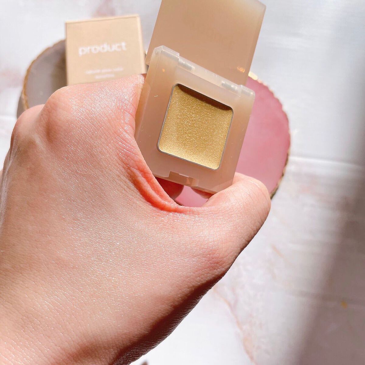 ナチュラルグロウカラー/ザ・プロダクト/ジェル・クリームアイシャドウを使ったクチコミ(4枚目)