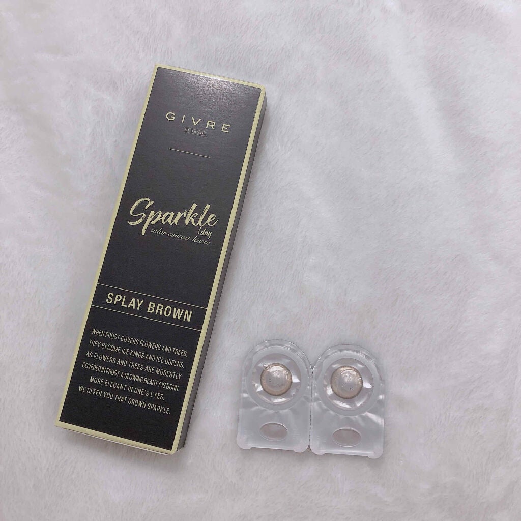 ジーヴル トーキョー スパークル/GIVRE TOKYO/カラーコンタクトレンズを使ったクチコミ(4枚目)