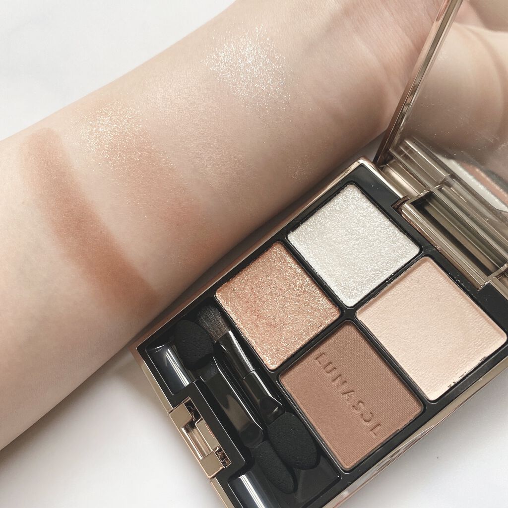 アイカラーレーション EX12 Flawless Clarity（限定発売）/LUNASOL/アイシャドウパレットを使ったクチコミ（2枚目）