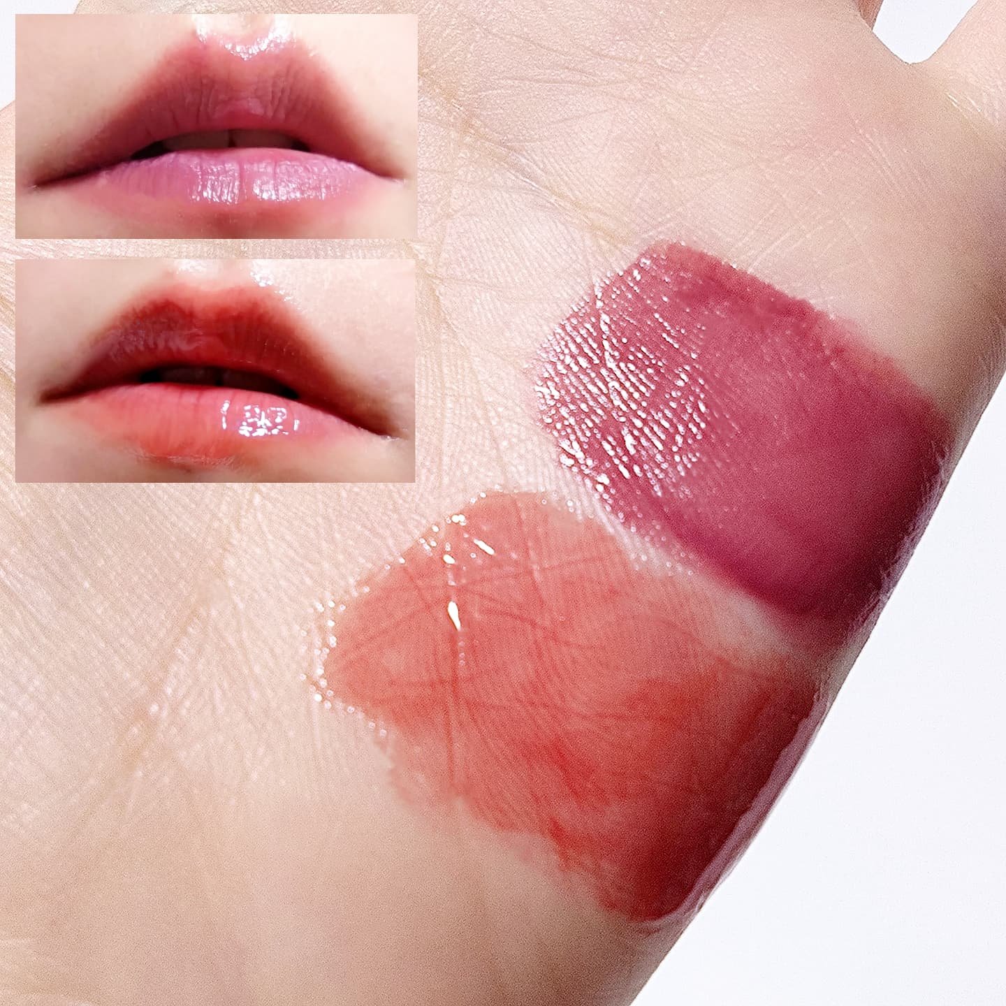 ゲットイットティント ウォーターフルバター/TONYMOLY/リップティントを使ったクチコミ（3枚目）