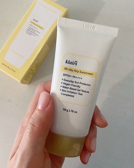 All-day エアリーサンスクリーン50g/Klairs/日焼け止めクリームを使ったクチコミ(5枚目)