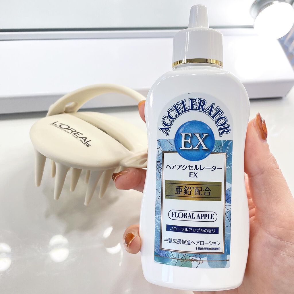 ヘアアクセルレーターEX フローラルアップルの香り/加美乃素本舗/頭皮ローションを使ったクチコミ（2枚目）