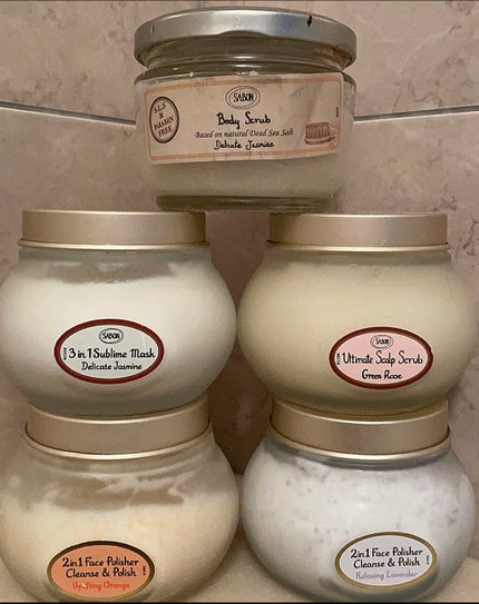 フェイスポリッシャー リラクシング(ラベンダー)/SABON/スクラブ・ゴマージュを使ったクチコミ(2枚目)