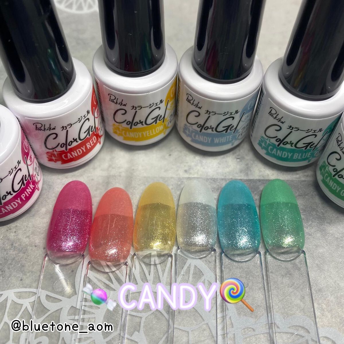 パル カラージェル/キャンドゥ/ジェルネイルを使ったクチコミ(1枚目)