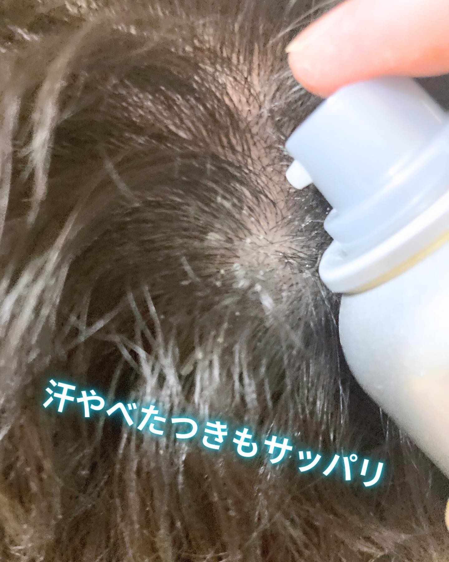 ウォーターレス ドライシャンプー（無香料）/エイトザタラソ/ドライシャンプーを使ったクチコミ（3枚目）