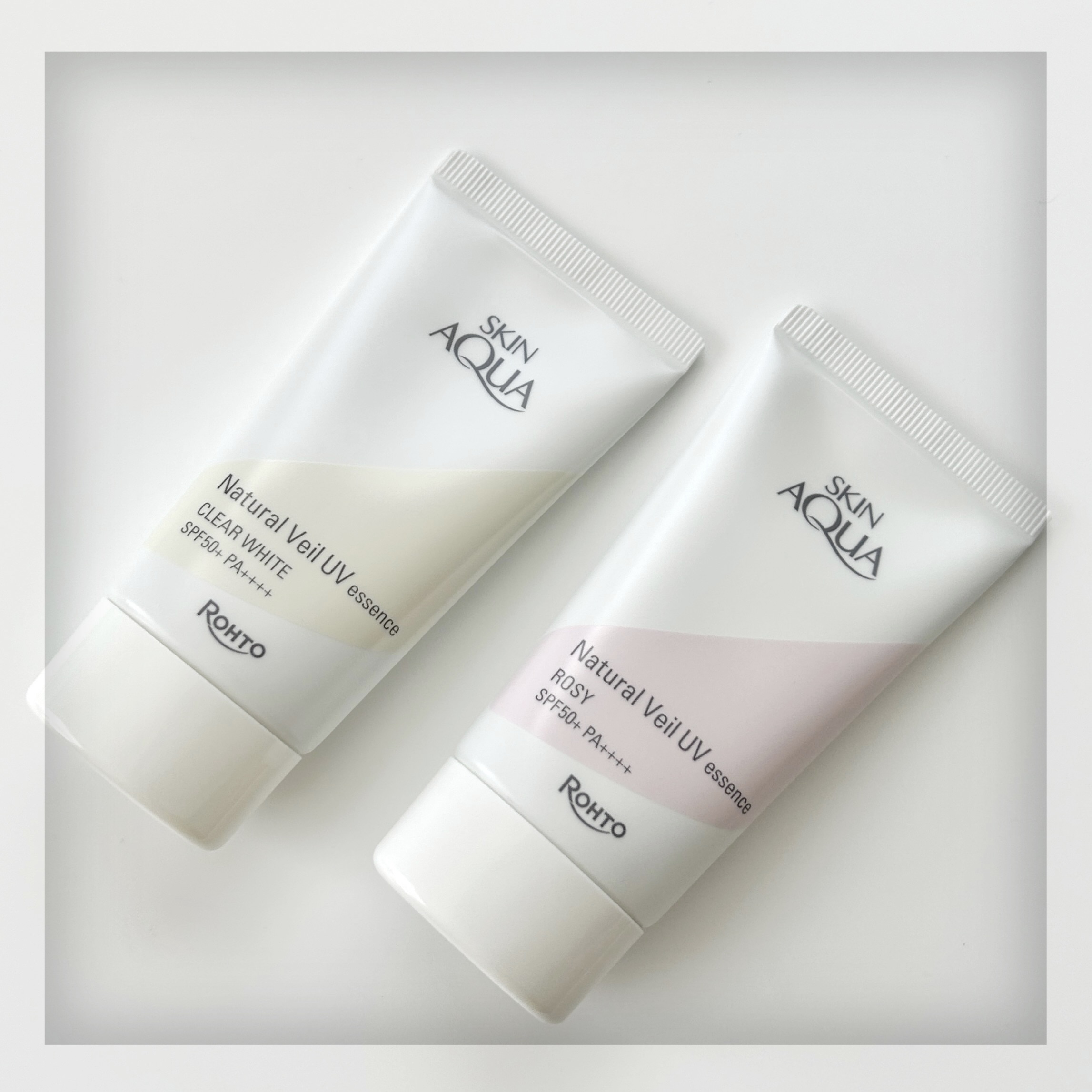 ナチュラルベールUVエッセンス/スキンアクア/日焼け止めクリームを使ったクチコミ（1枚目）