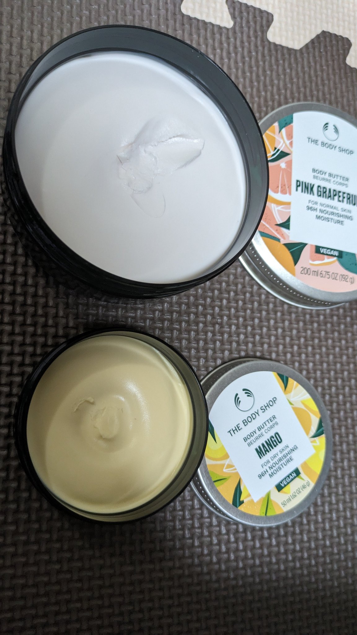 ボディバター ピンクグレープフルーツ/THE BODY SHOP/ボディクリームを使ったクチコミ（2枚目）