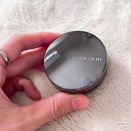 ハイパーカバーフィットクッション グラファイト/APRILSKIN/クッションファンデーションを使ったクチコミ(1枚目)