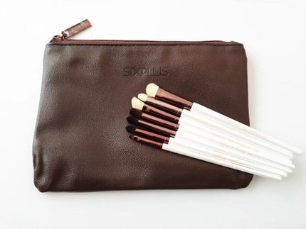 SIXPLUS ホワイトパール アイメイクブラシ 7本セット/SIXPLUS/メイクブラシを使ったクチコミ(1枚目)