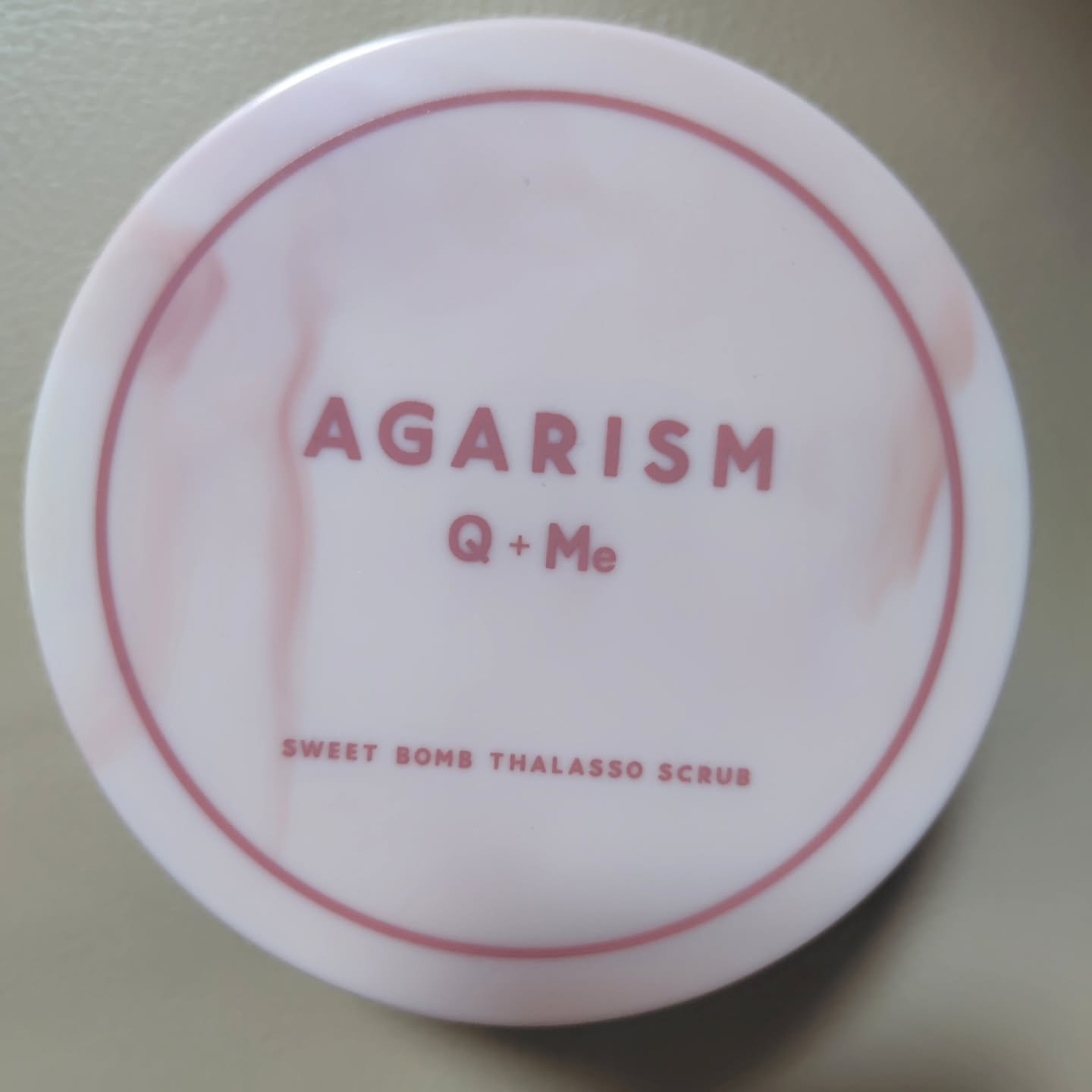 キューミースウィートボムタラソスクラブ　ピオニーブーケの香り/AGARISM/ボディスクラブを使ったクチコミ（1枚目）