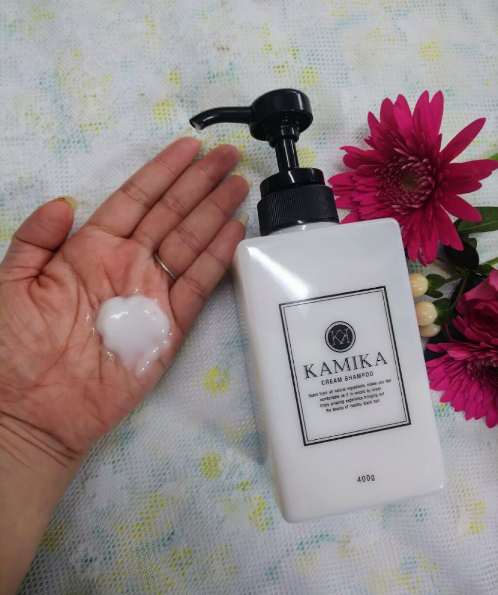 黒髪クリームシャンプー/KAMIKA/シャンプー・コンディショナーを使ったクチコミ（3枚目）