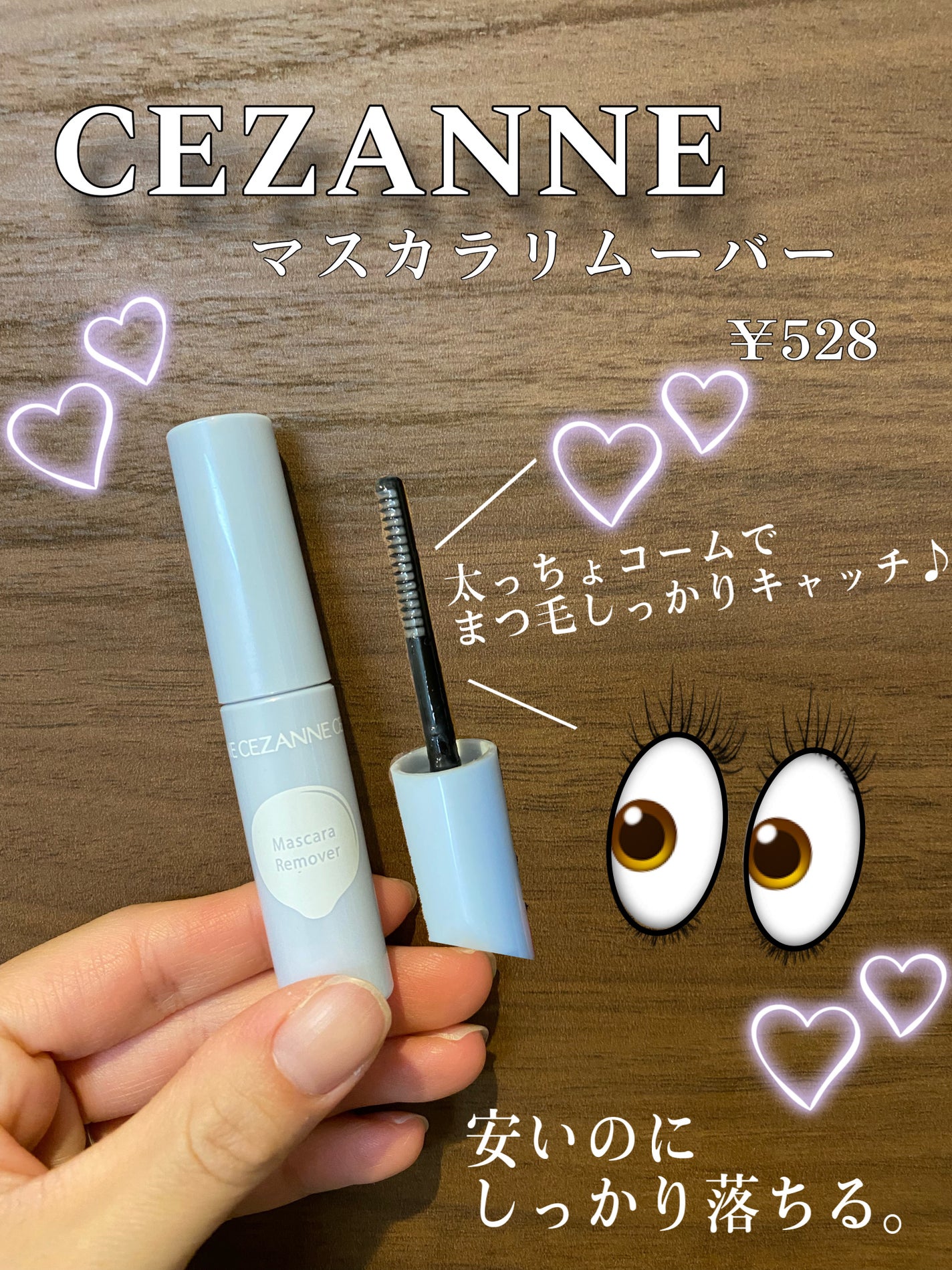 マスカラリムーバー/CEZANNE/ポイントメイクリムーバーを使ったクチコミ(1枚目)