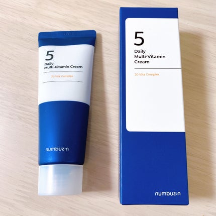 5番 22種マルチビタミンクリーム/numbuzin/フェイスクリームを使ったクチコミ(2枚目)